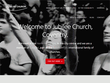 Tablet Screenshot of jubileechurchcoventry.org